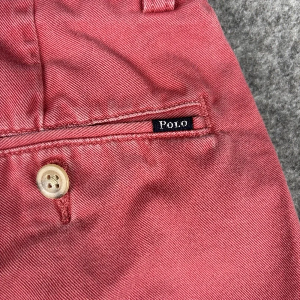 Polo Ralph Lauren Chino Shorts Men's 34 (Fits 30) Salmon Preppy Y2K Classic Pink